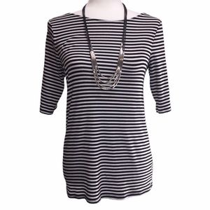 🐞Old Navy Striped Open Back Top Medium EUC